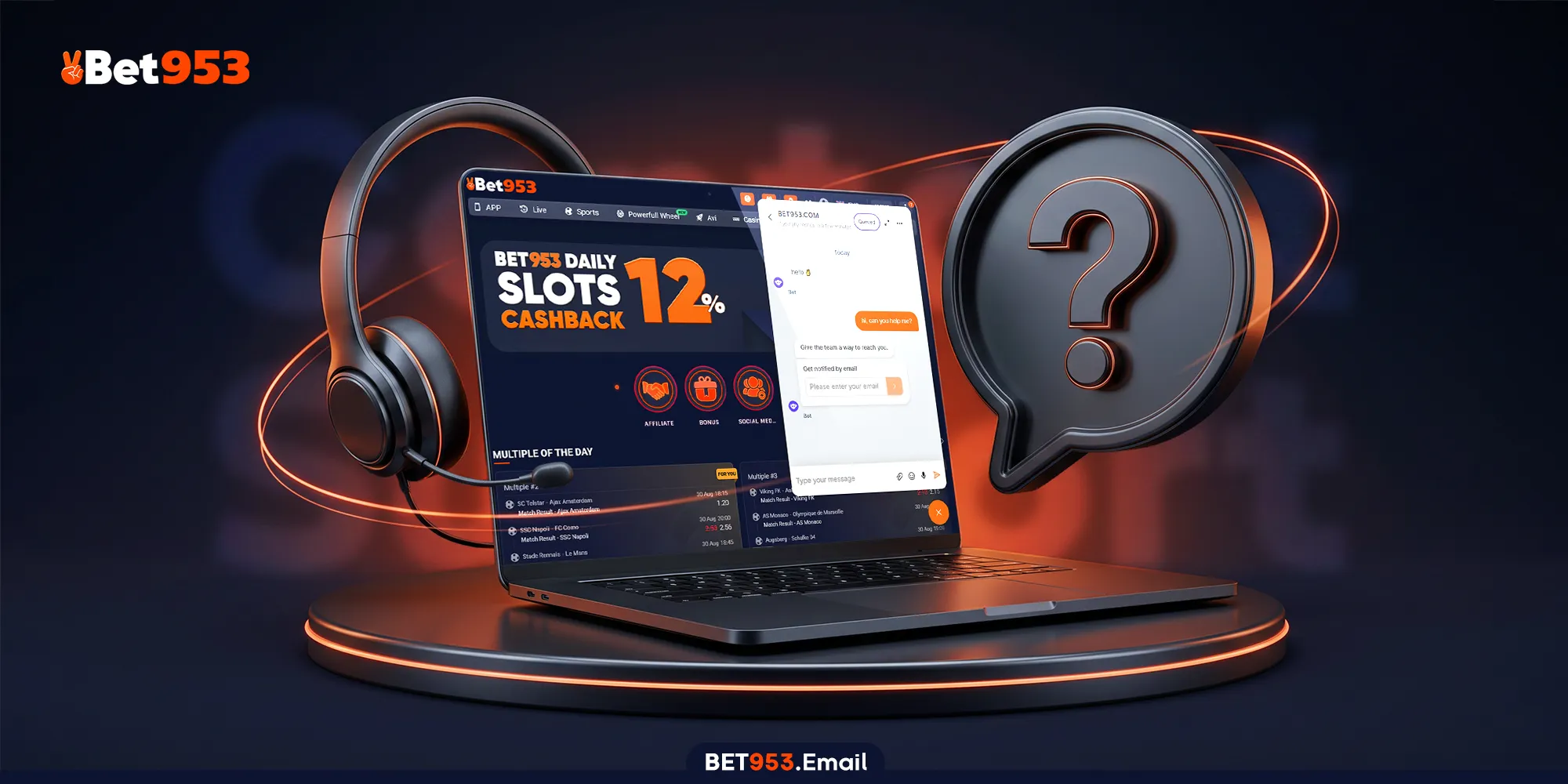 BET953 customer support illustration